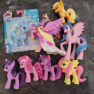 Plastic my little pony figures